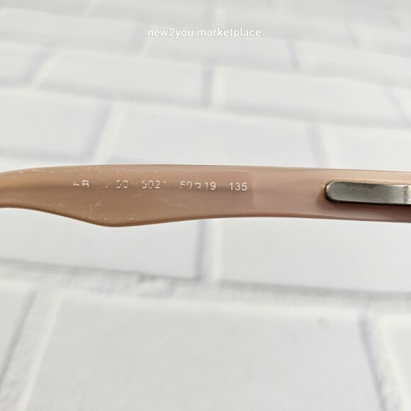 Authentic Ray Ban RB 5150 5024 Black Pink 50mm Glasses Frames RX pre owned - Picture 12 of 16